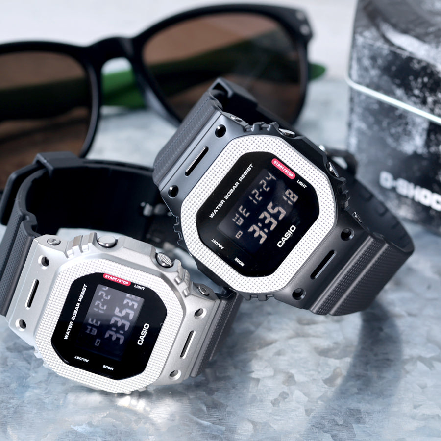 G-SHOCK GM-5600BM-1DR | モダンインダストリアル×メタルベゼル | 機能