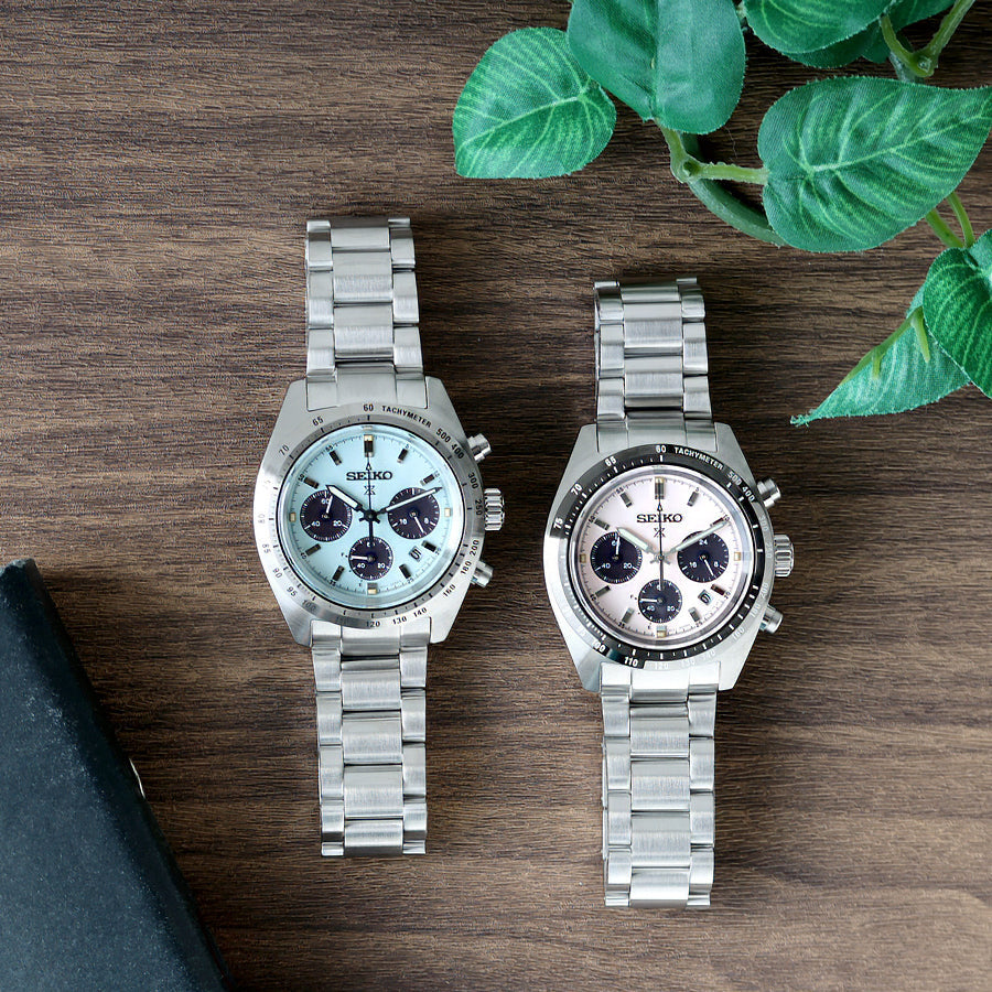 【極美品　稼働品】SEIKO　ソーラー　クロノグラフ　ダイヤ　マザーオブパール PROSPEX全世界的に人気のソーラークロノグラフから王道のグリーン