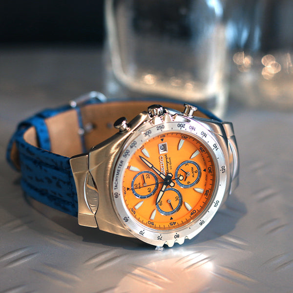 SEIKO]マッキナのフラッグ・シップとなったシエナ・オレンジモデルを