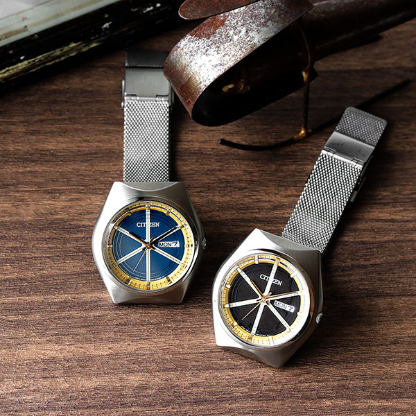 CITIZEN シチズン エコドライブ プロト BM8541-82L ソーラー 太陽光で動くアナログ式時計として1974年に発表されたデザイン