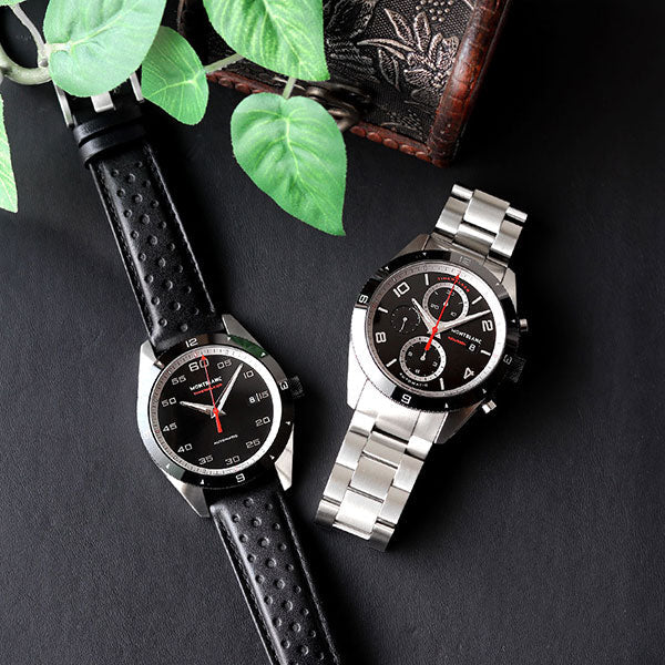 MONTBLANC Features lugs that create a light feel and Arabic