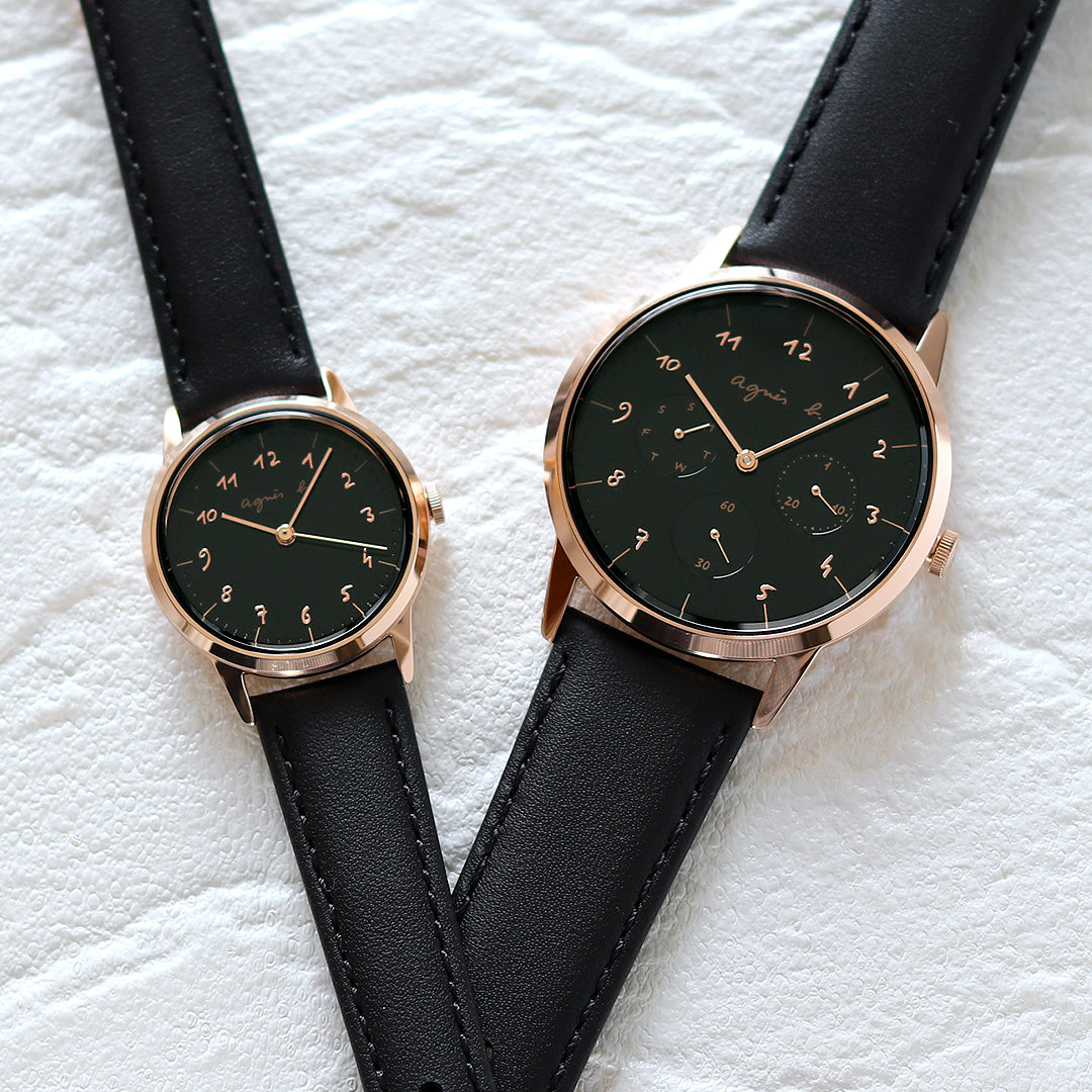 ペアウォッチ💓アラビアとバーインデックスを組み合わせたモダンな