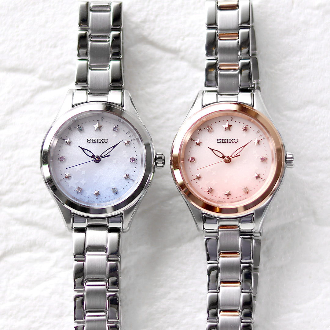 SEIKO スペシャルエディション SWFH120 星の砂 珊瑚によってできた『星の砂』と、夕方の情景をイメージしたデザインの