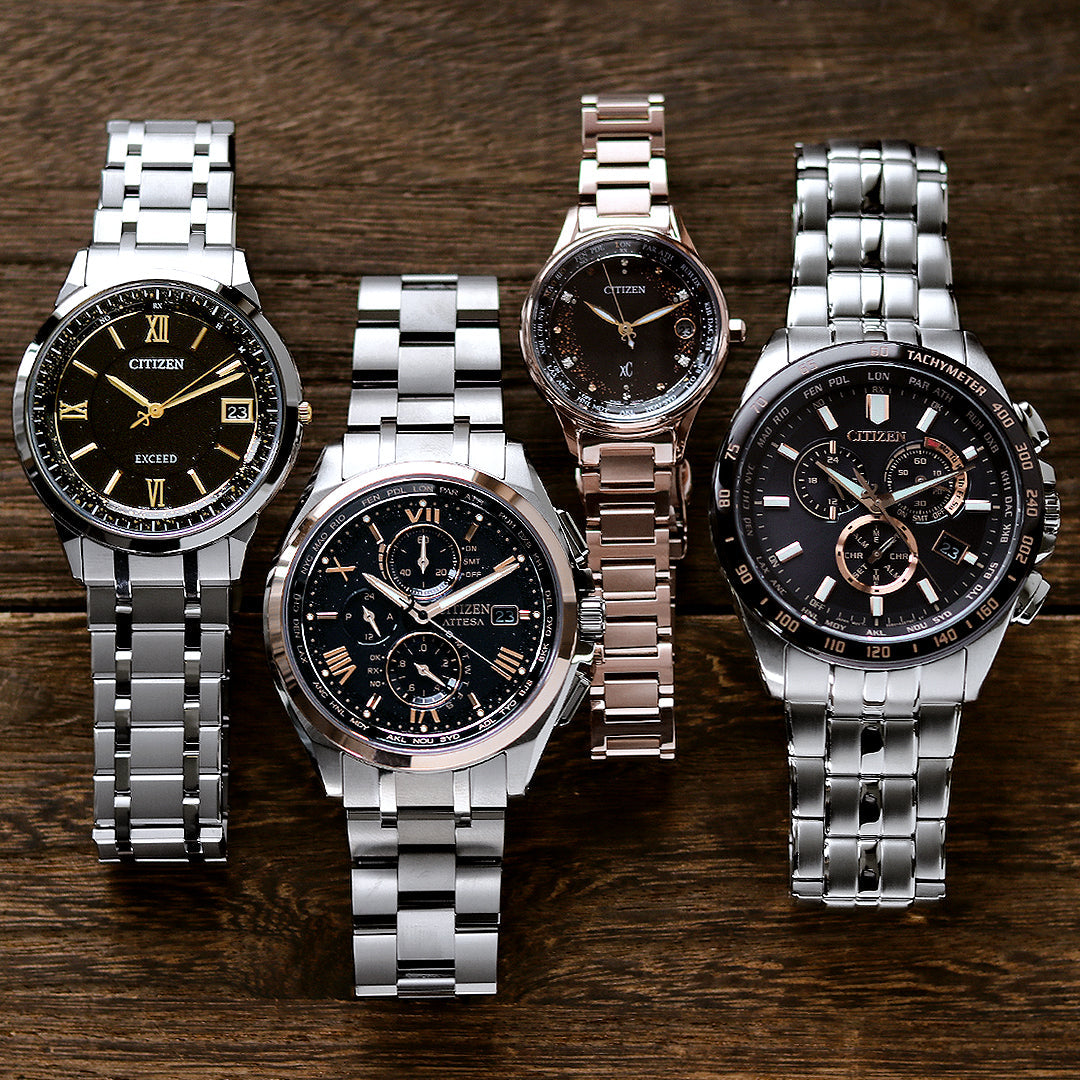 【電波ソーラー、希少、極美品】CITIZEN　シチズン　H0F6-S114161 2023年、シチズンが世界初の多局受信型電波時計を発売して30周年