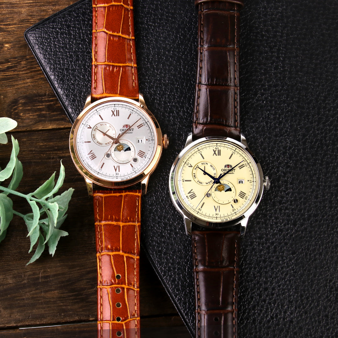 オリエントより、サン&ムーン表示を搭載したモデルが登場⌚💁✨