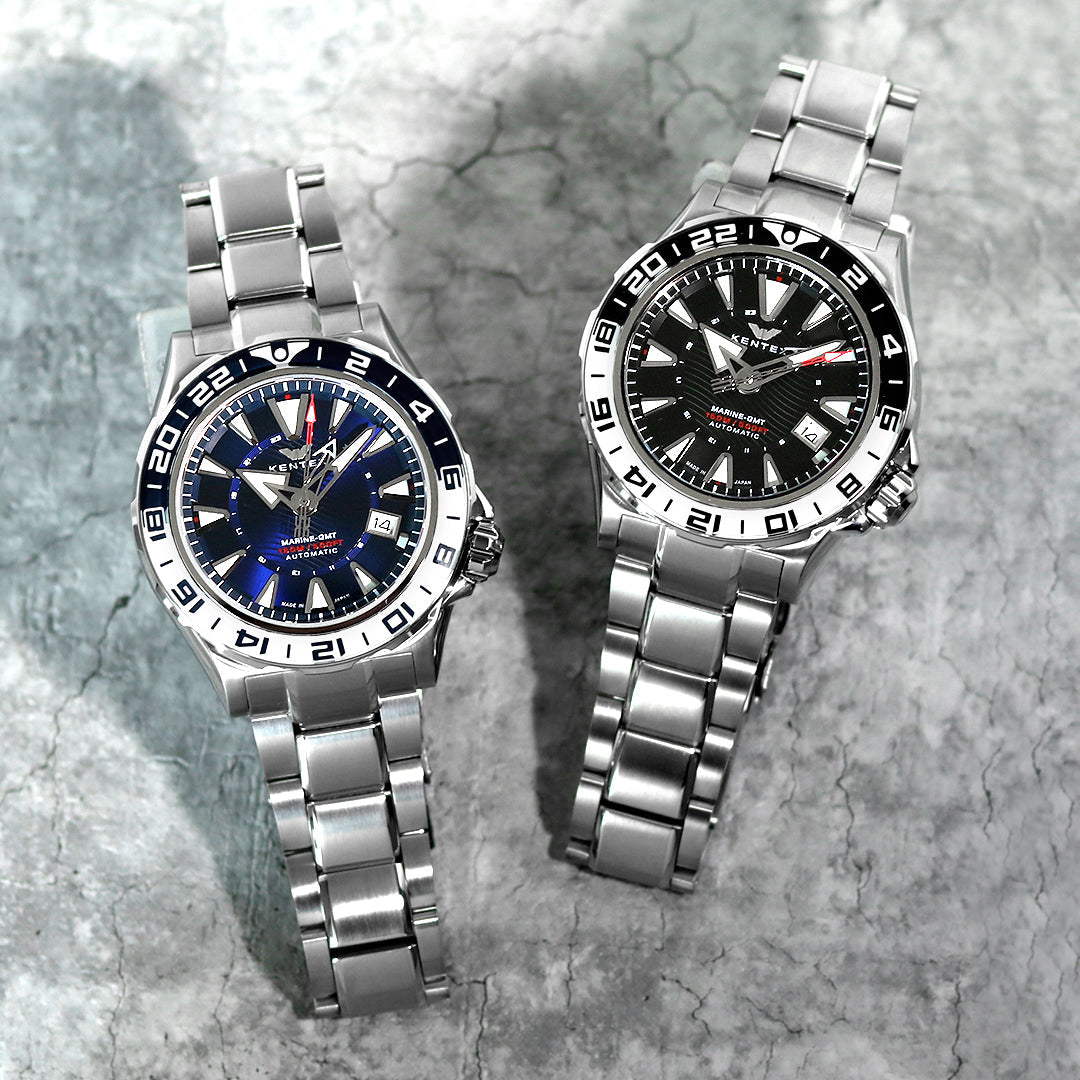 KENTEX初となる自動巻き本格GMTモデル👏✨ – 腕時計のななぷれ