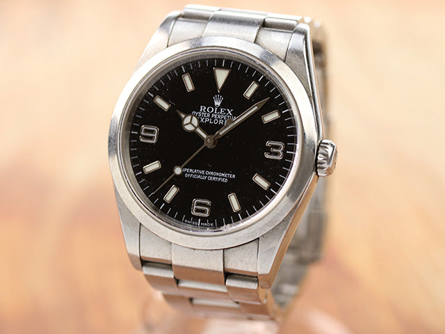 ROLEX / ロレックス エクスプローラーの分解掃除(オーバーホール)と新品仕上げの事例