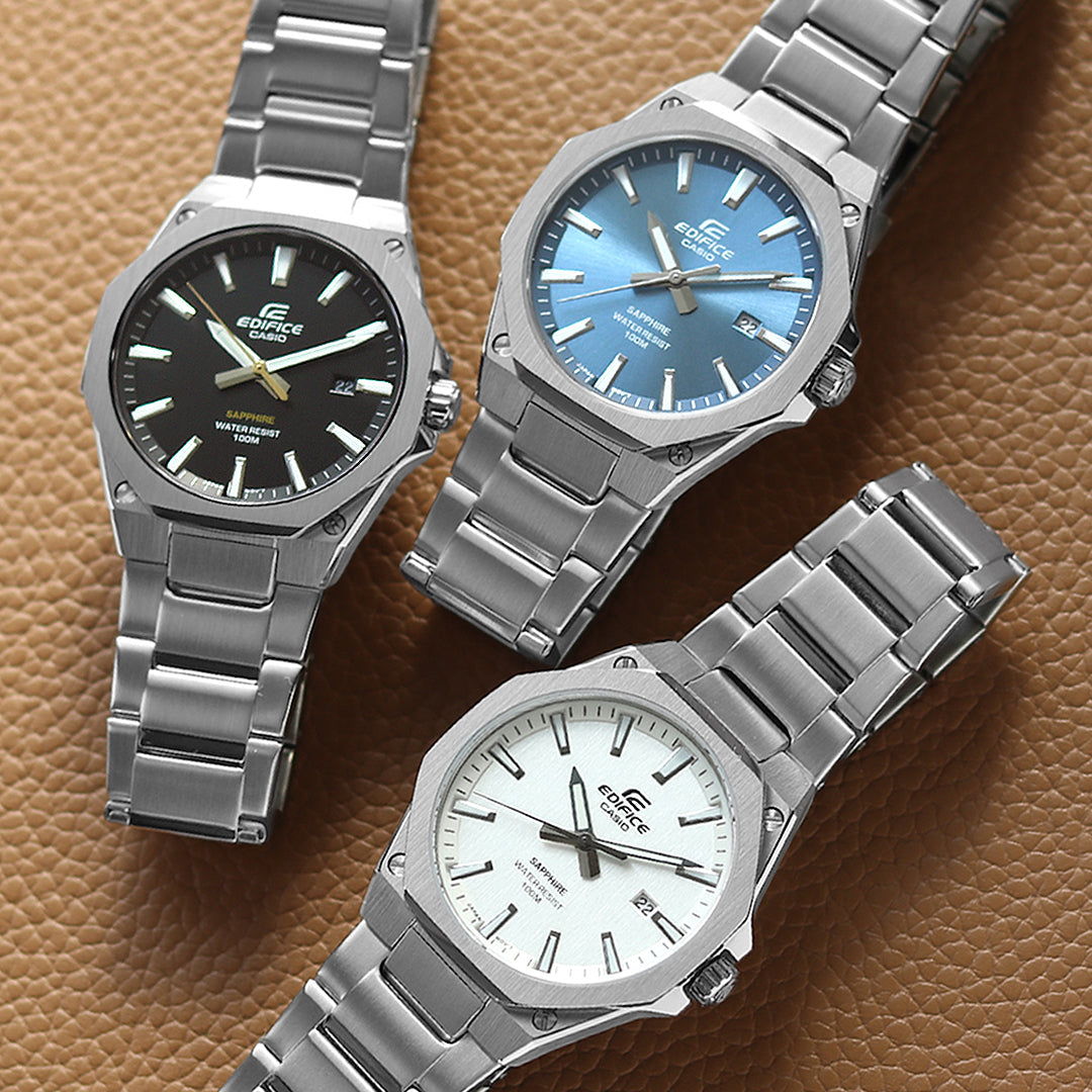 サファイアクリスタルを使用したEDIFICE SLIMシリーズ✨ – 腕時計のな
