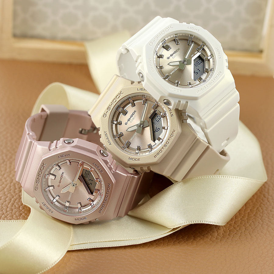 BABY-G GMA-P2100シリーズ G-SHOCK”から、シルクのような優しい質感を表現した新シリーズ