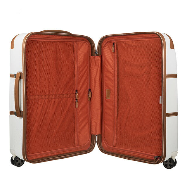 デルセー スーツケース キャリーバッグ メンズ レディース ブランド DELSEY 00167681015 ホワイト/ブラウン DEL-00167681015