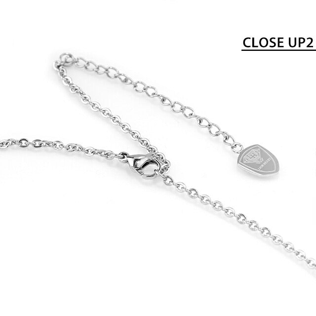 ライオンハート ネックレス メンズ ブランド LION HEART キュービック 04N136SM ブラック シルバー アクセサリー 04N136SM