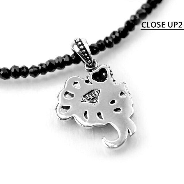 ライオンハート ネックレス メンズ ブランド LION HEART ハウル 動物 04N13HL02 シルバー ブラック アクセサリー 04N13HL02