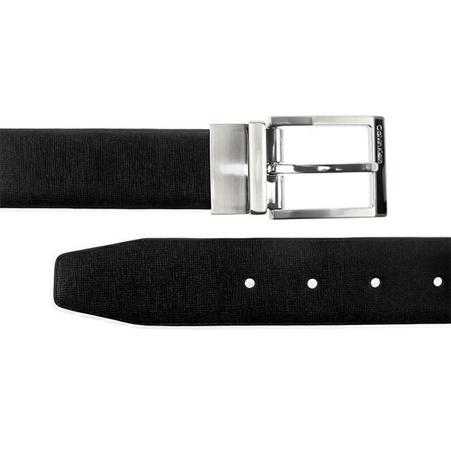 カルバンクライン ベルト メンズ ブランド Leather 革 レザー リバーシブル 11CK010021 表:ブラック 裏:ダークブラウン 小物 11CK010021