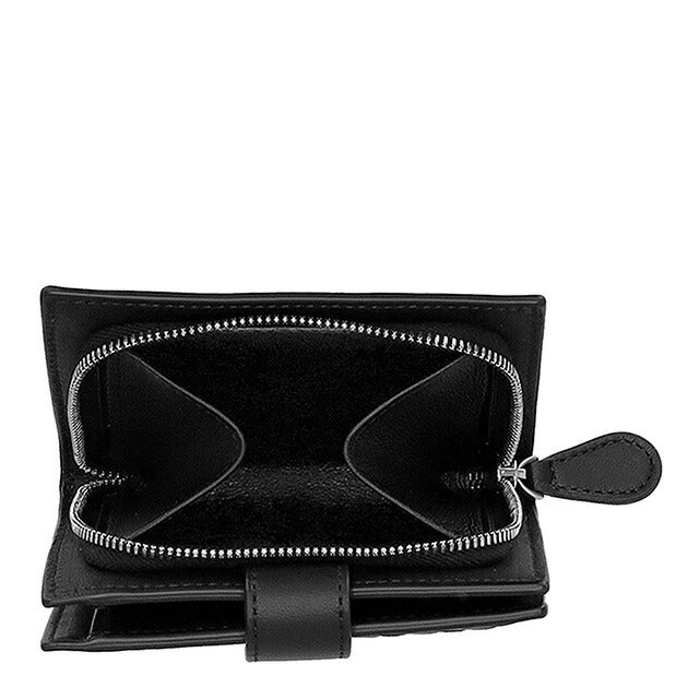 ボッテガ・ヴェネタ 二つ折り財布 メンズ レディース ブランド BOTTEGA VENETA 121059-V3UN1 ブラック 121059-V3UN1-8803