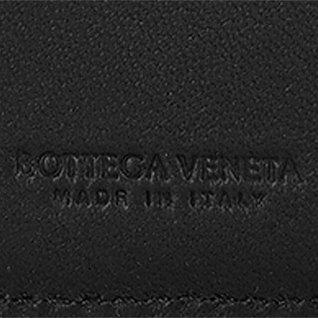 ボッテガ・ヴェネタ 二つ折り財布 メンズ レディース ブランド BOTTEGA VENETA 121059-V3UN1 ブラック 121059-V3UN1-8803