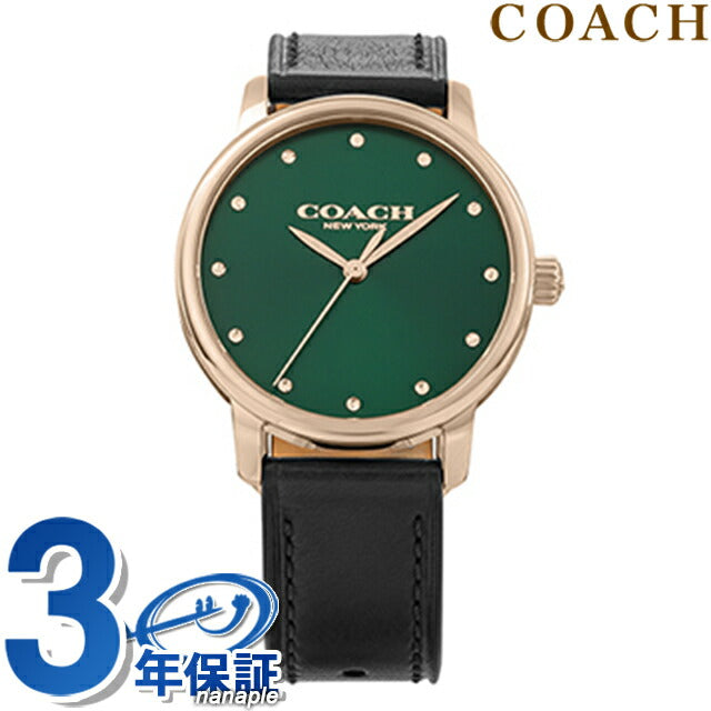 コーチ GRAND 14503972 腕時計 グリーン Amazon.co.jp: [コーチ] Watch GRAND グリーン 文字盤