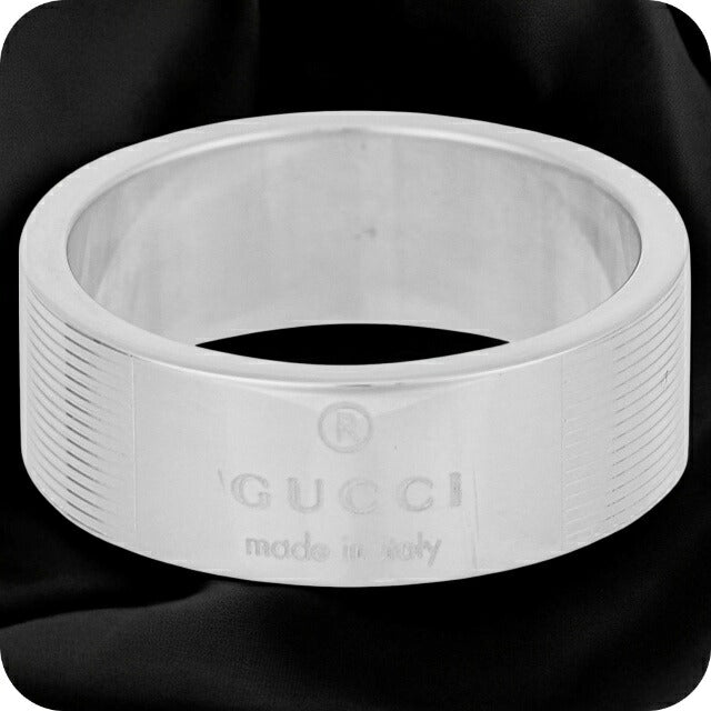 グッチ リング メンズ レディース ブランド GUCCI 163179-J8400 シルバー 163179-J8400-8106-17