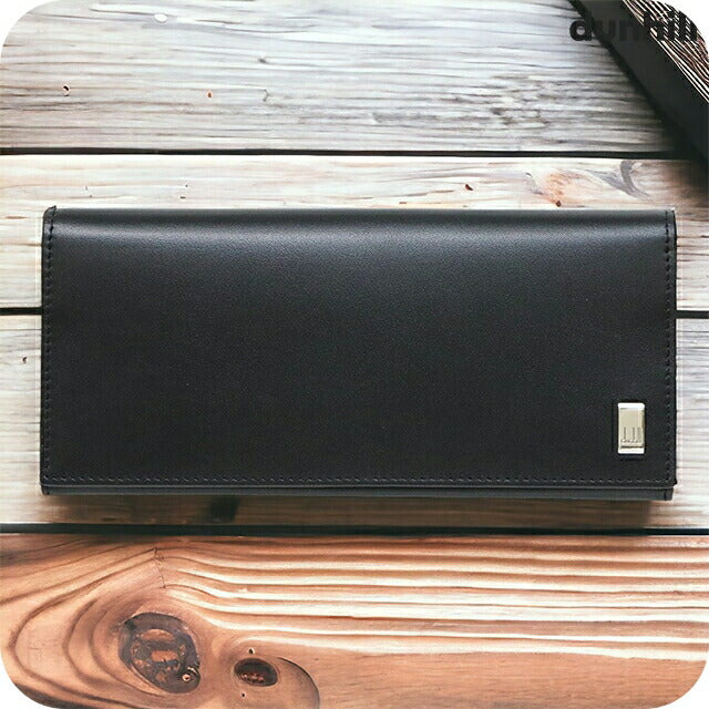 ダンヒル 長財布 メンズ ブランド Sidecar 革 レザーウォレット 小銭入れあり レザー 19F2F10AT001R ブラック 財布 19F2F10AT001R