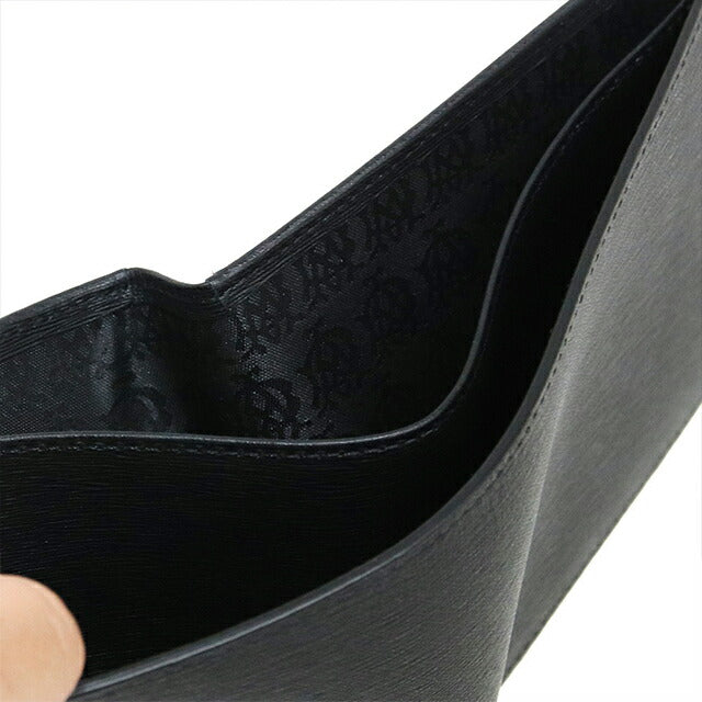 ダンヒル 二つ折り財布 メンズ ブランド Sidecar 革 レザーウォレット 小銭入れあり レザー 19F2F32SG001R ブラック 財布 19F2F32SG001R