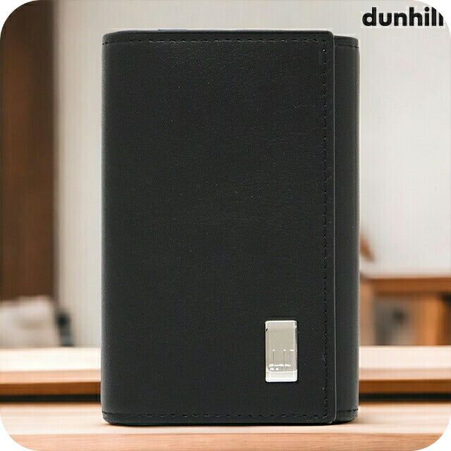 dunhill ブラック レザー キーケース dunhill ブラック レザー キーケース