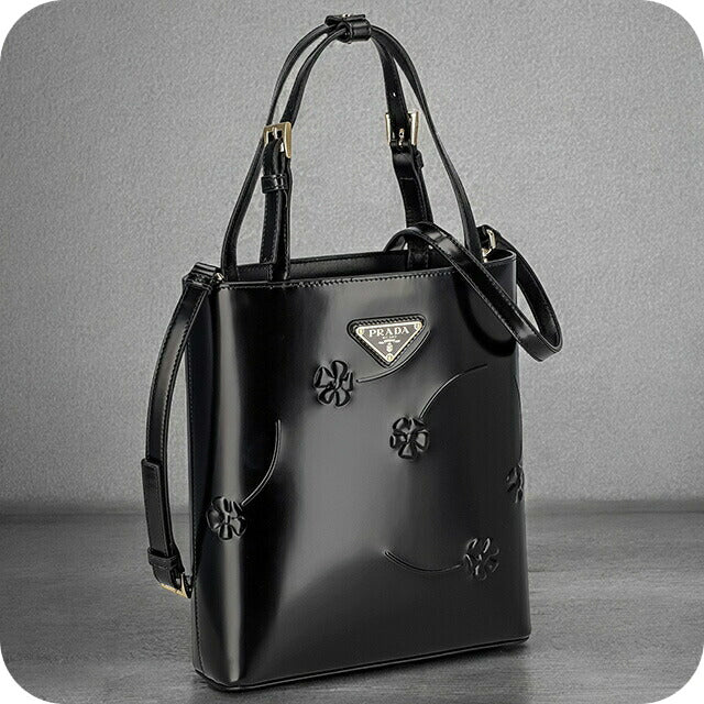 プラダ ハンドバッグ レディース ブランド PRADA レザー 1BA401 ブラック 1BA401SPAZZOOF-NER