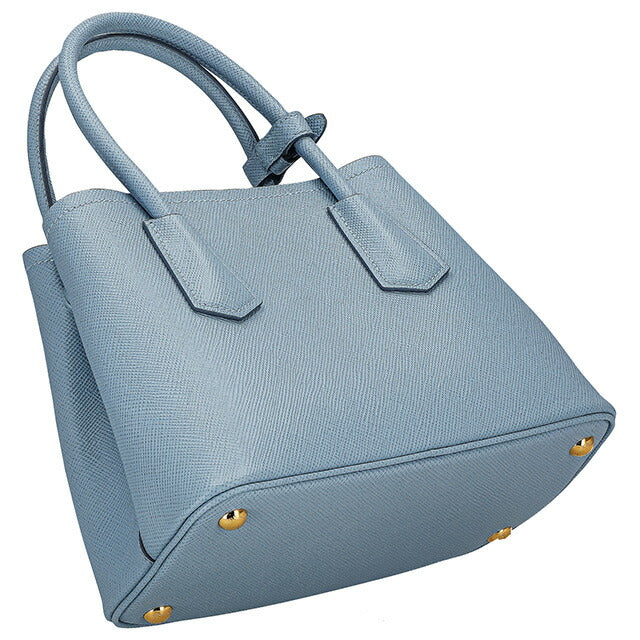 プラダ ハンドバッグ レディース ブランド PRADA レザー 1BG443 ブルー 1BG443S-CUIRXOO-CEL