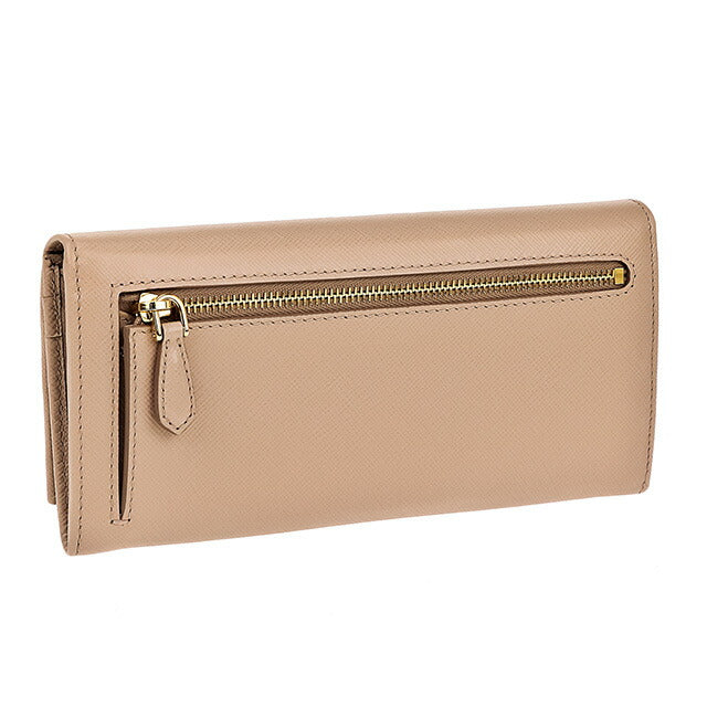 プラダ 長財布 レディース ブランド PRADA レザー 1MH132 ピンクベージュ 1MH132S-TRIAN-CIP