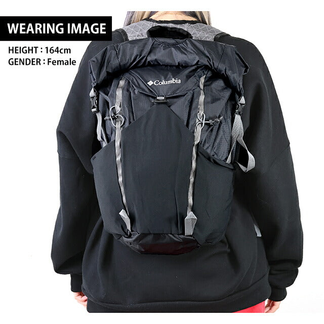 コロンビア リュック メンズ レディース ブランド バックパック リュックサック スポーツバッグ 100%Nylon 2094361 ブラック バッグ 2094361-010