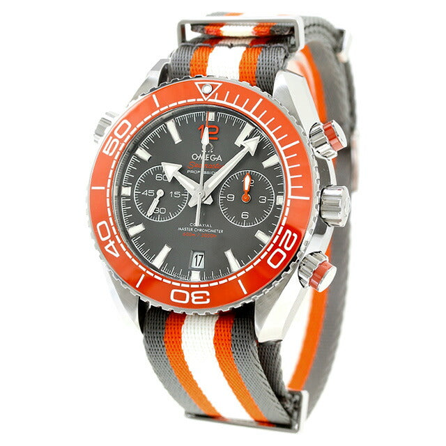 オメガ シーマスター プラネットオーシャン 600M 46mm 自動巻き 腕時計 ブランド メンズ クロノグラフ OMEGA 215.32.46.51.99.001 アナログ グレー マルチカラー 215-32-46-51-99-001