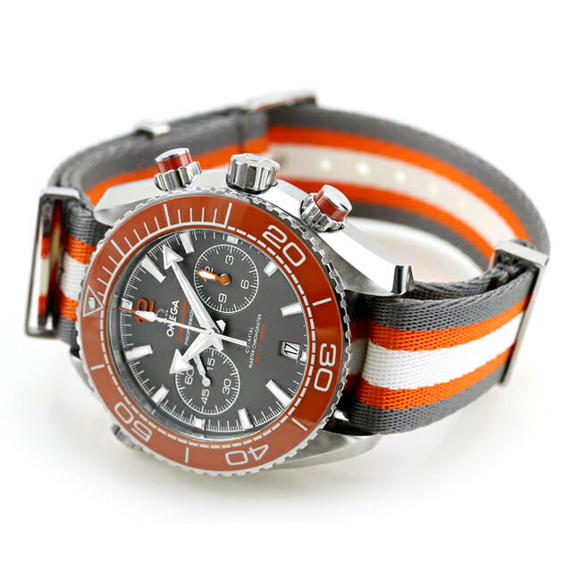 オメガ シーマスター プラネットオーシャン 600M 46mm 自動巻き 腕時計 ブランド メンズ クロノグラフ OMEGA 215.32.46.51.99.001 アナログ グレー マルチカラー 215-32-46-51-99-001