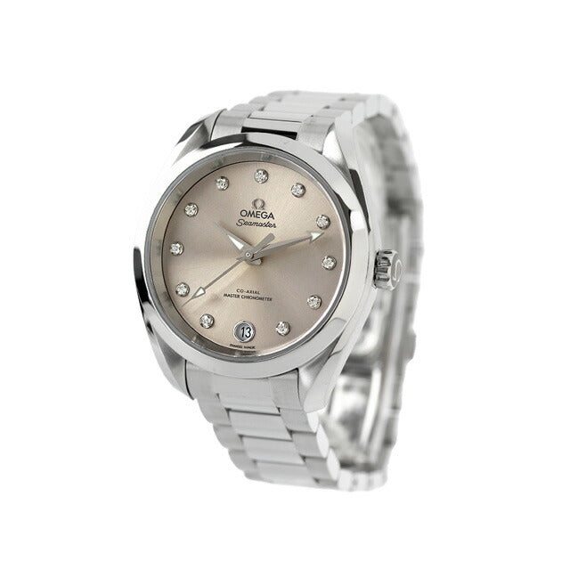 オメガ シーマスター アクアテラ 150M 34mm 自動巻き 腕時計 ブランド レディース ダイヤモンド OMEGA 220.10.34.20.60.001 アナログ シルバー スイス製 220-10-34-20-60-001
