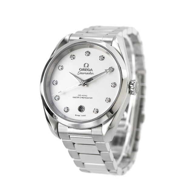 オメガ シーマスター アクアテラ 150M 38mm 自動巻き 腕時計 ブランド レディース ダイヤモンド OMEGA 220.10.38.20.52.001 アナログ シルバー スイス製 220-10-38-20-52-001