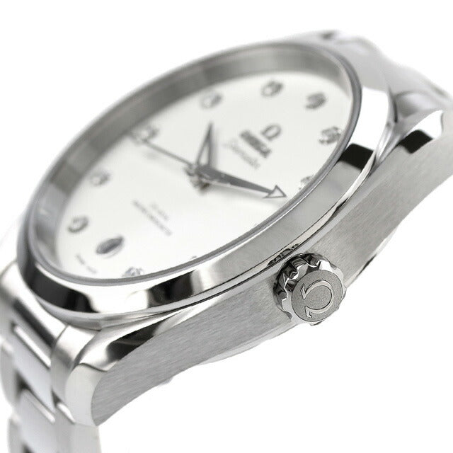 オメガ シーマスター アクアテラ 150M 38mm 自動巻き 腕時計 ブランド レディース ダイヤモンド OMEGA 220.10.38.20.52.001 アナログ シルバー スイス製 220-10-38-20-52-001