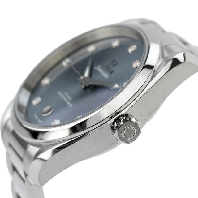 オメガ シーマスター アクアテラ 150M 38mm 自動巻き 腕時計 ブランド レディース ダイヤモンド OMEGA 220.10.38.20.53.001 アナログ ブルー スイス製 220-10-38-20-53-001