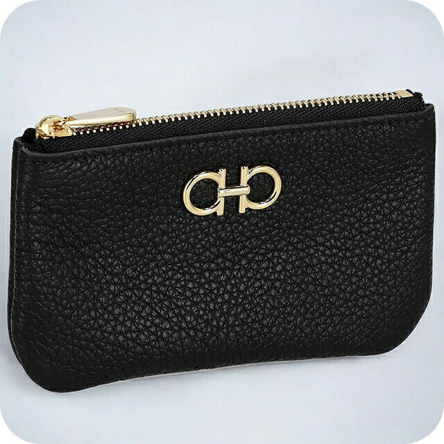 フェラガモ コインケース レディース ブランド Ferragamo 220383CALF NER 755 125 ブラック 220383CALF-NER-755-125