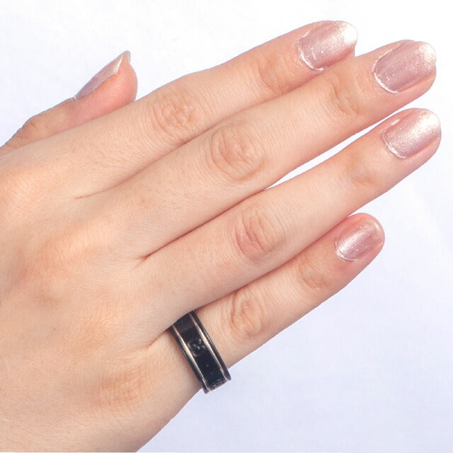 グッチ リング メンズ レディース ブランド GUCCI 225985-I19A1 ブラック 225985-I19A1-8061-13