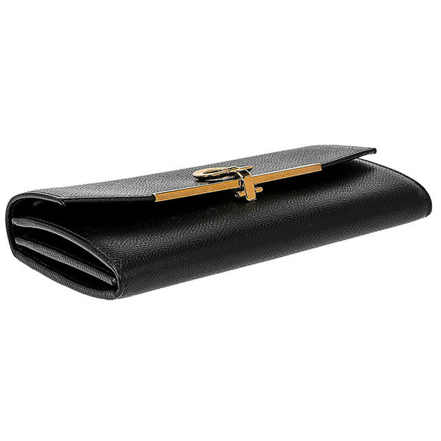 フェラガモ 長財布 レディース ブランド Ferragamo 22D150PEBBLE NER 683 312 ブラック 22D150PEBBLE-NER-683-312
