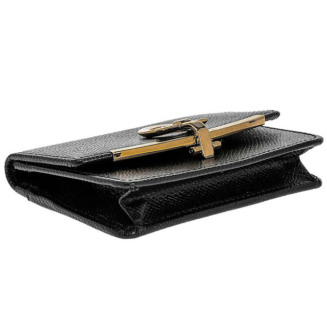 フェラガモ 名刺入れ レディース ブランド Ferragamo 22D198PEBBLE NER 683 350 ブラック 22D198PEBBLE-NER-683-350