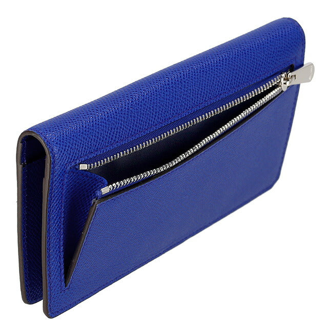 フェラガモ 長財布 レディース ブランド Ferragamo 22D779CALF LAPIS 762 895 ブルー 22D779CALF-LAPIS-762-895