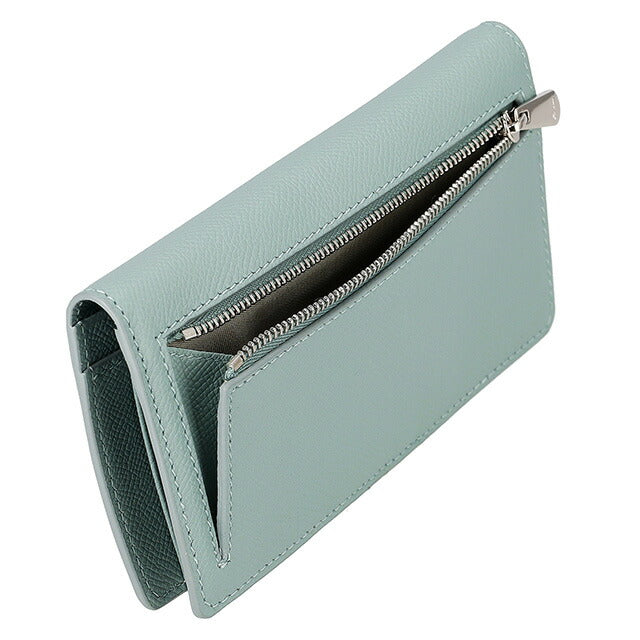 フェラガモ 長財布 レディース ブランド Ferragamo 22D779CALF LUCCH 770 018 ライトグリーン 22D779CALF-LUCCH-770-018