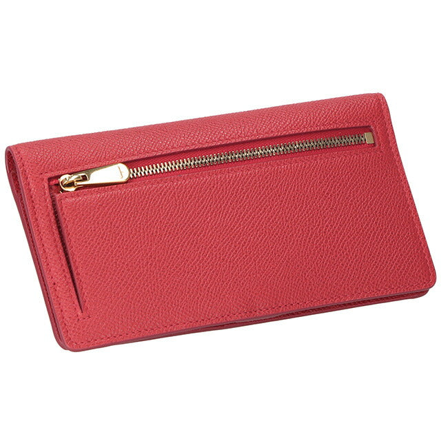 フェラガモ 長財布 レディース ブランド Ferragamo 22D779PEBBLE LIPST 746 639 レッド 22D779PEBBLE-LIPST-746-639