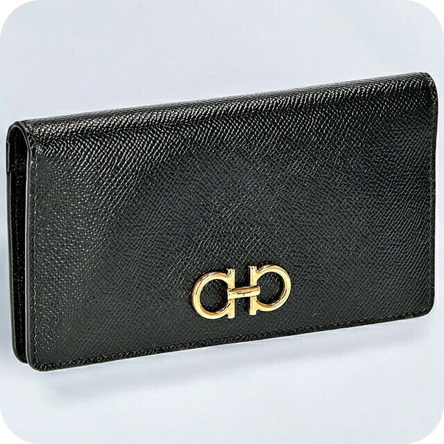 フェラガモ 長財布 レディース ブランド Ferragamo 22D779PEBBLE NER 726 510 ブラック 22D779PEBBLE-NER-726-510