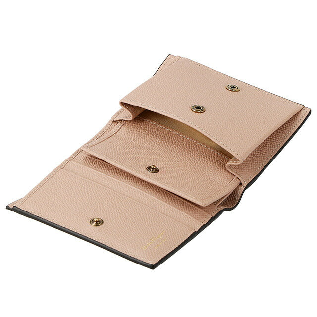 フェラガモ 二つ折り財布 レディース ブランド Ferragamo 22D780CALF AMARE 752 759 ピンクベージュ 22D780CALF-AMARE-752-759