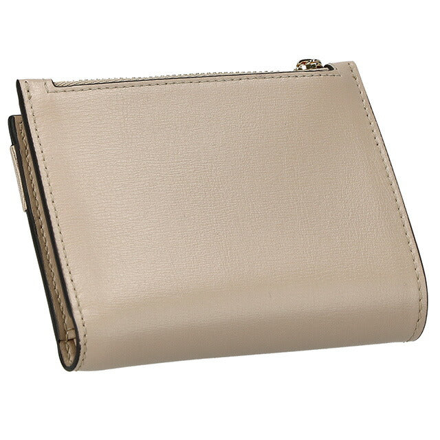 フェラガモ 二つ折り財布 レディース ブランド Ferragamo 22E009CALF DAINO 758 775 グレージュ 22E009CALF-DAINO-758-775