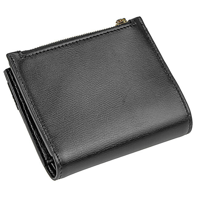 フェラガモ 二つ折り財布 レディース ブランド Ferragamo 22E009CALF NER 734 500 ブラック 22E009CALF-NER-734-500