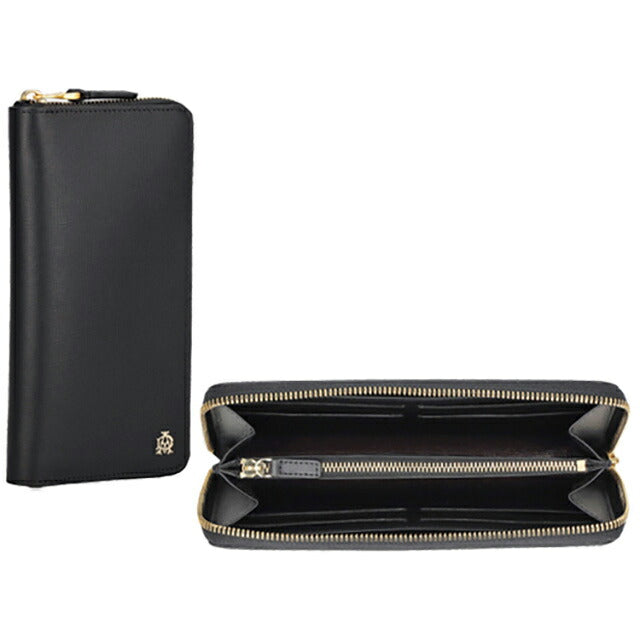 ダンヒル 長財布 メンズ ブランド dunhill レザー 22F2204MF001R ブラック 22F2204MF001R