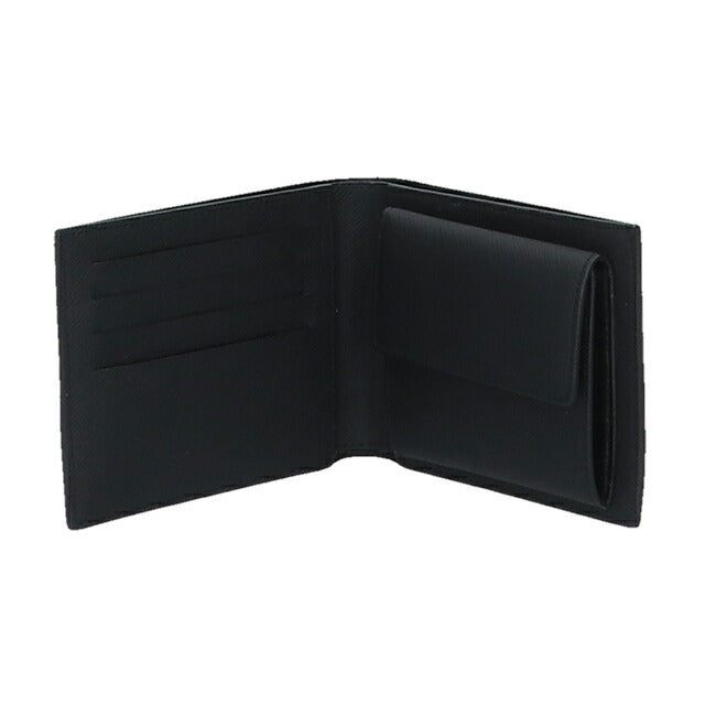 ダンヒル 財布 二つ折り財布 メンズ 小銭入れ dunhill プレイン 22R2P10PS ブラック 記念品 プレゼント ギフト 22R2P10PS