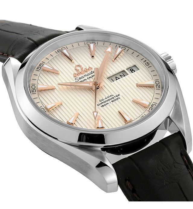 オメガ シーマスター アクアテラ 43mm 自動巻き 腕時計 ブランド メンズ OMEGA 231.13.43.22.02.003 アナログ シルバー ブラウン 231-13-43-22-02-003