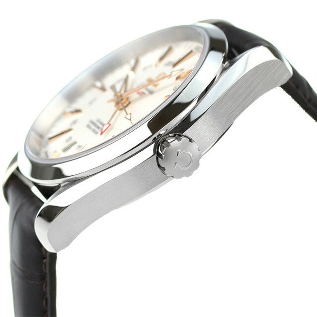 オメガ シーマスター アクアテラ 150M コーアクシャル クロノメーター GMT 43mm 自動巻き 機械式 腕時計 ブランド メンズ 革ベルト OMEGA 231.13.43.22.02.004 231-13-43-22-02-004