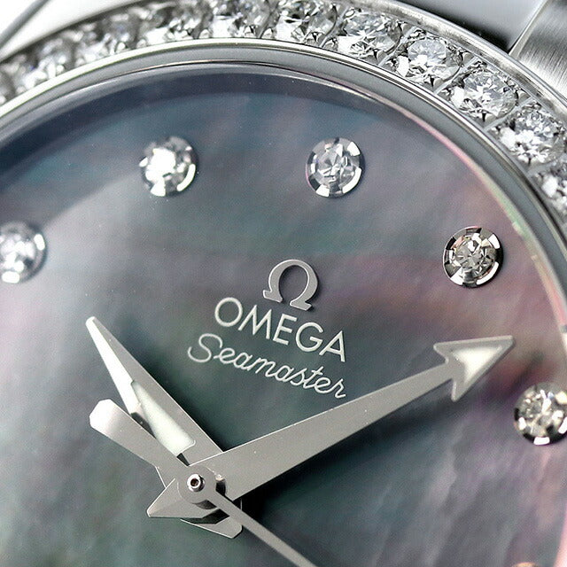 オメガ シーマスター アクアテラ 34mm 自動巻き 機械式 腕時計 ブランド レディース ダイヤモンド OMEGA 231.15.34.20.57.001 アナログ グレーシェル 231-15-34-20-57-001
